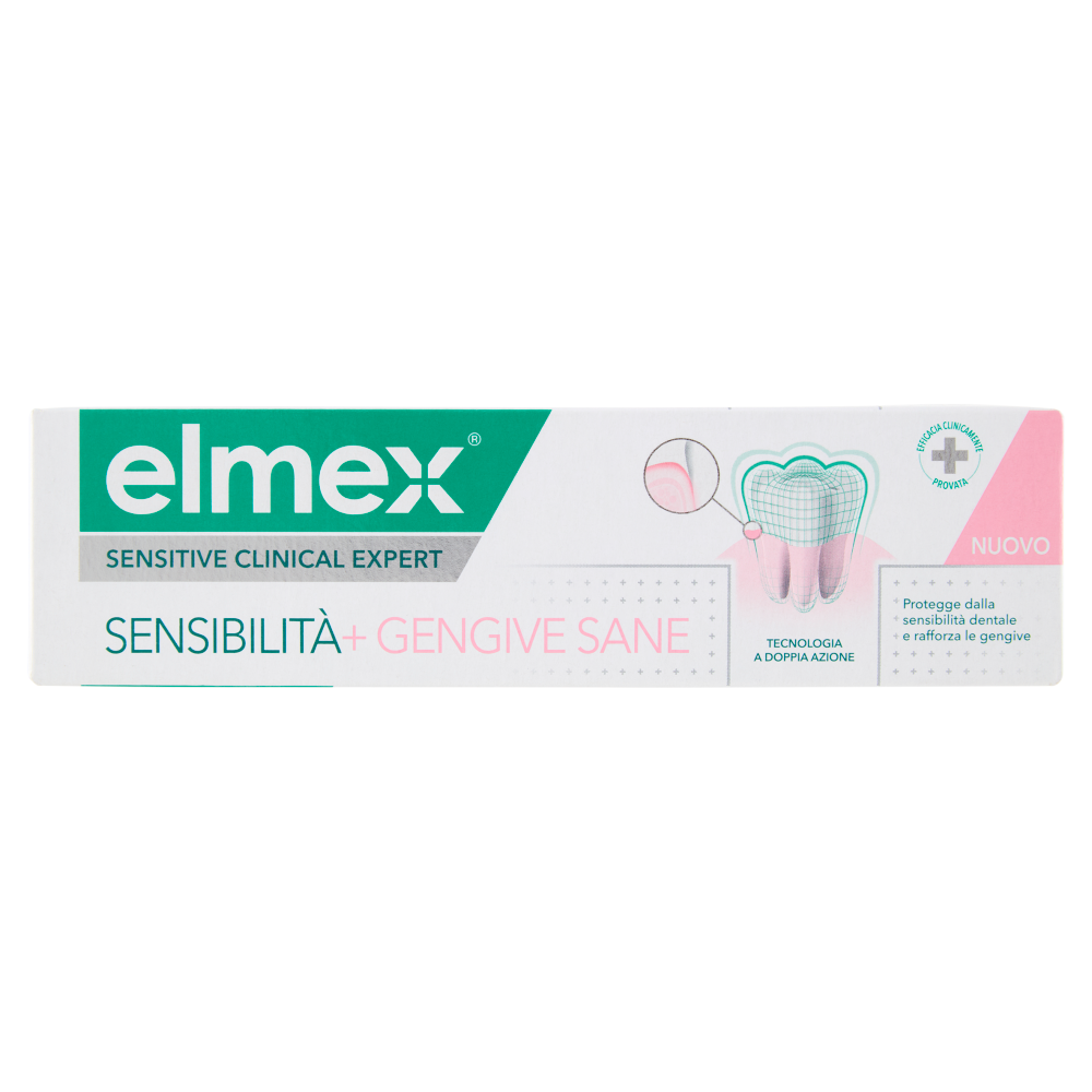 elmex dentifricio Sensitive Clinical Expert Sensibilità + Gengive sane 75 ml