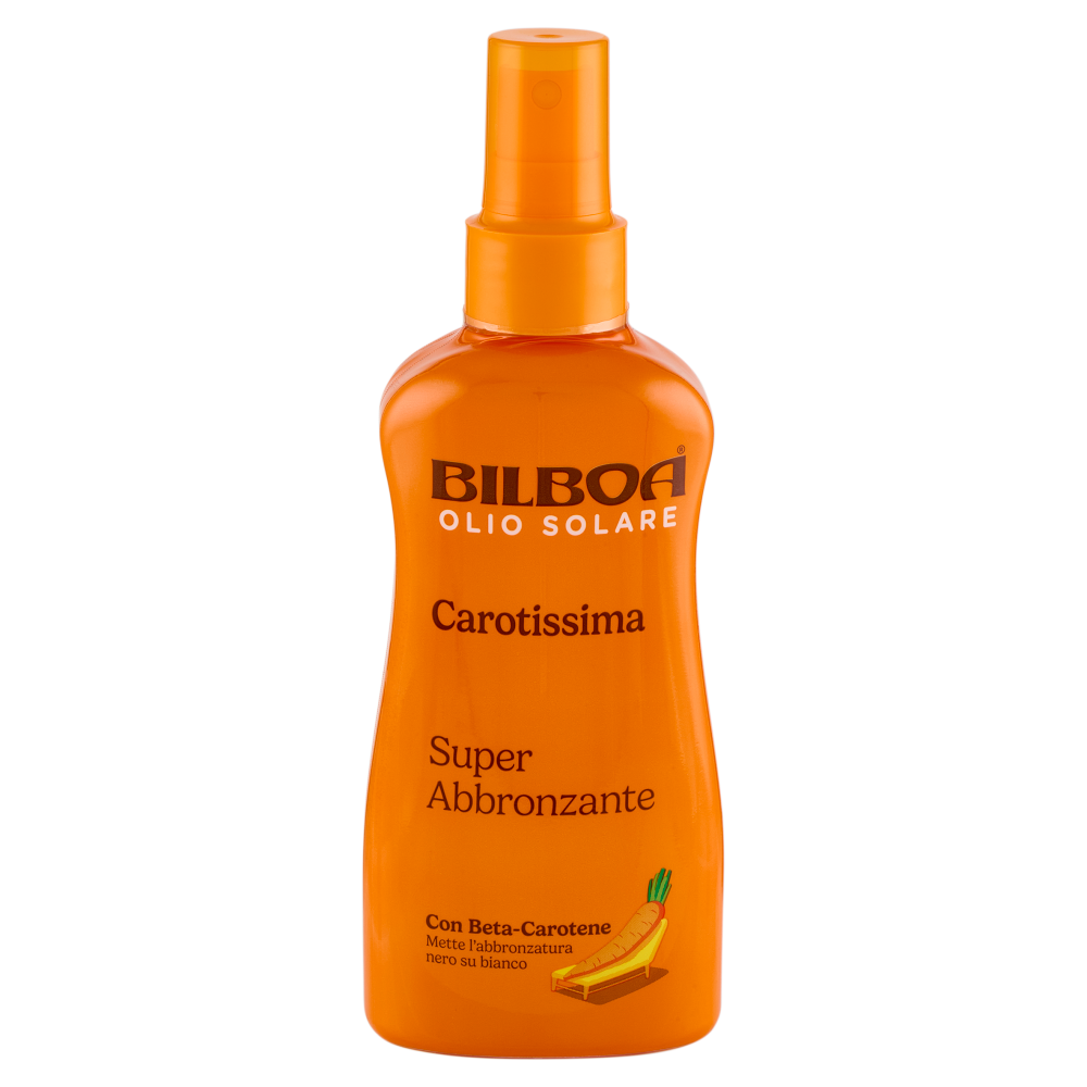 Bilboa Carotissima Olio Solare Super Abbronzante con Beta-Carotene 200 ml