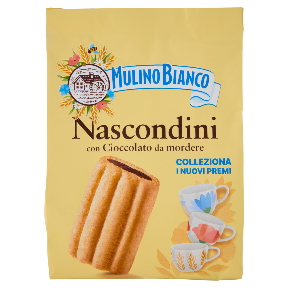 Mulino Bianco Nascondini Biscotti con Cioccolato da Mordere 600g
