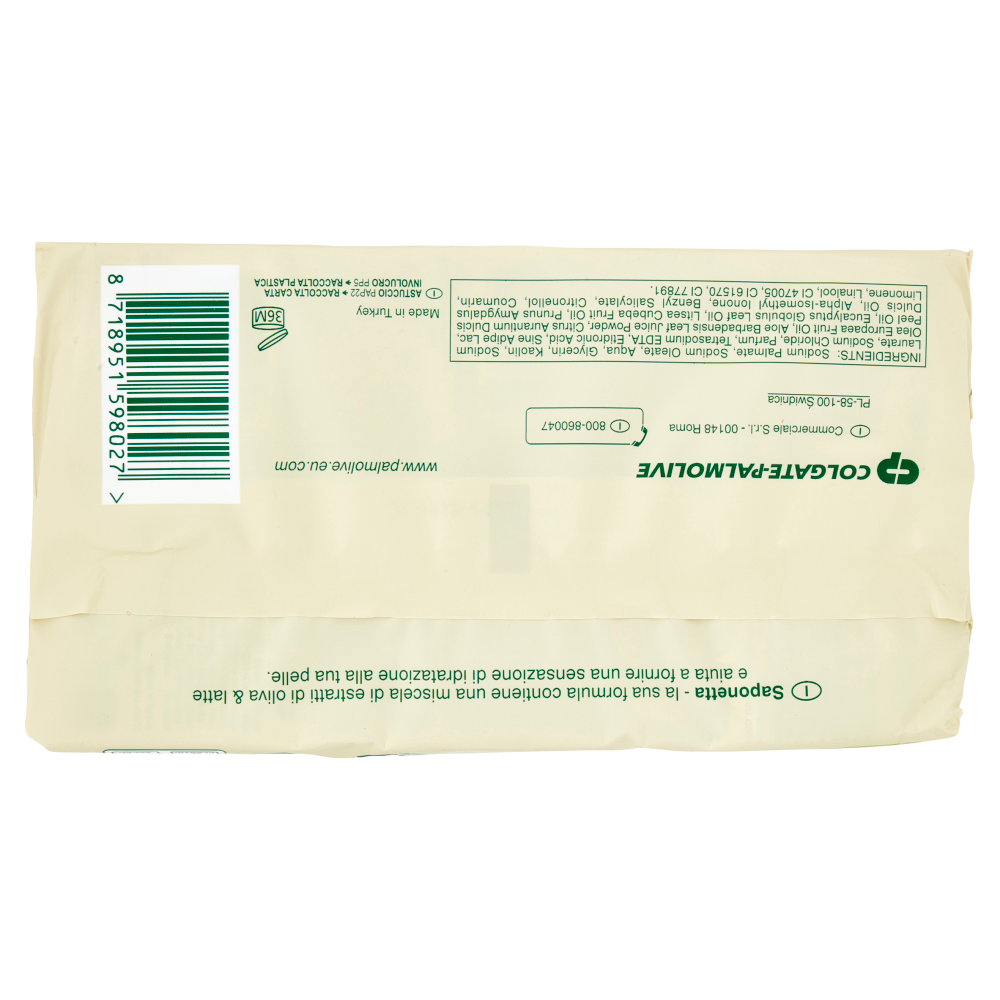 Palmolive sapone solido Naturals Oliva e Latte 3x90 g