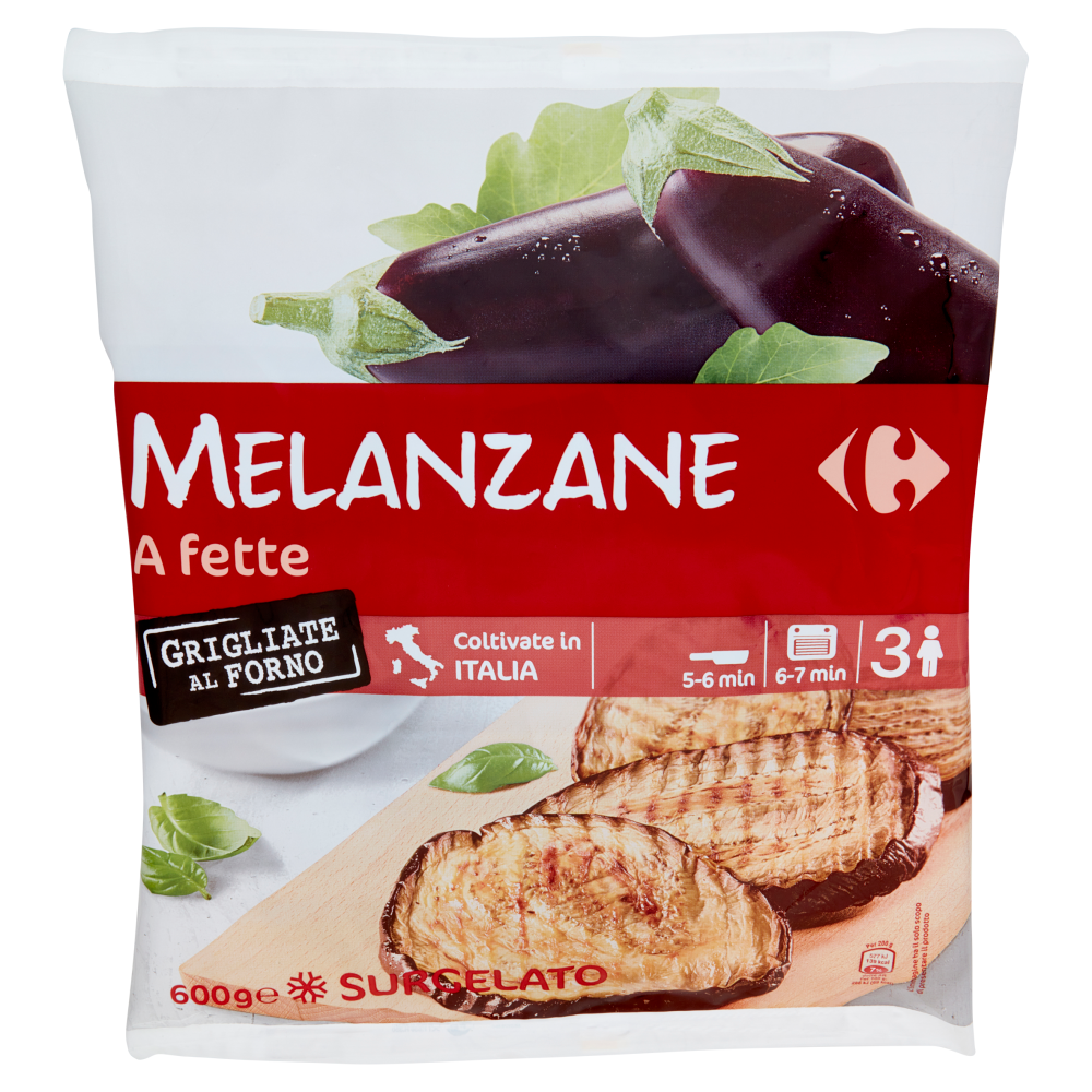 Carrefour Melanzane a fette Surgelato 600 g