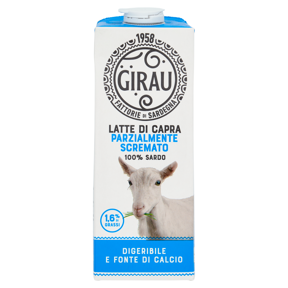Girau Latte di Capra Parzialmente Scremato 1000 ml
