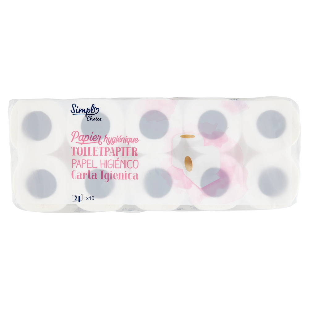 Simpl Choice Carta Igienica 2 Veli 10 pz