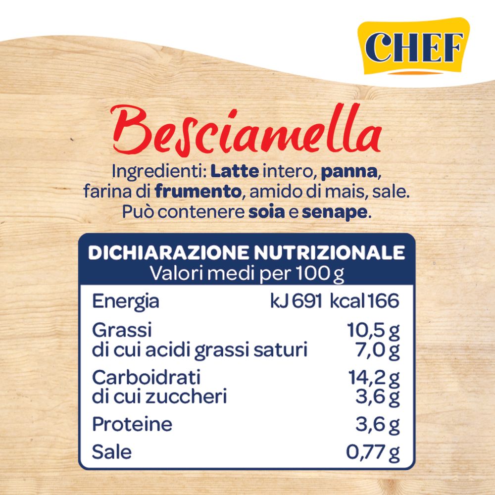 Chef Besciamella Classica 500ml