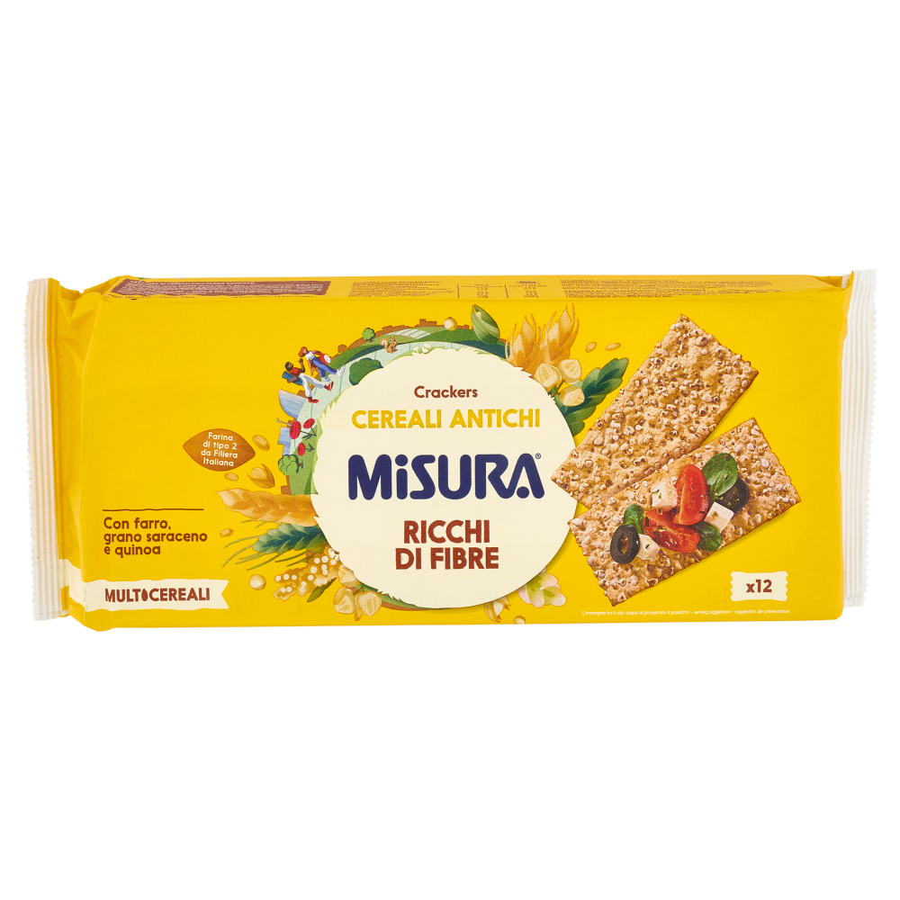 Misura Multicereali Crackers Cereali Antichi 350 g