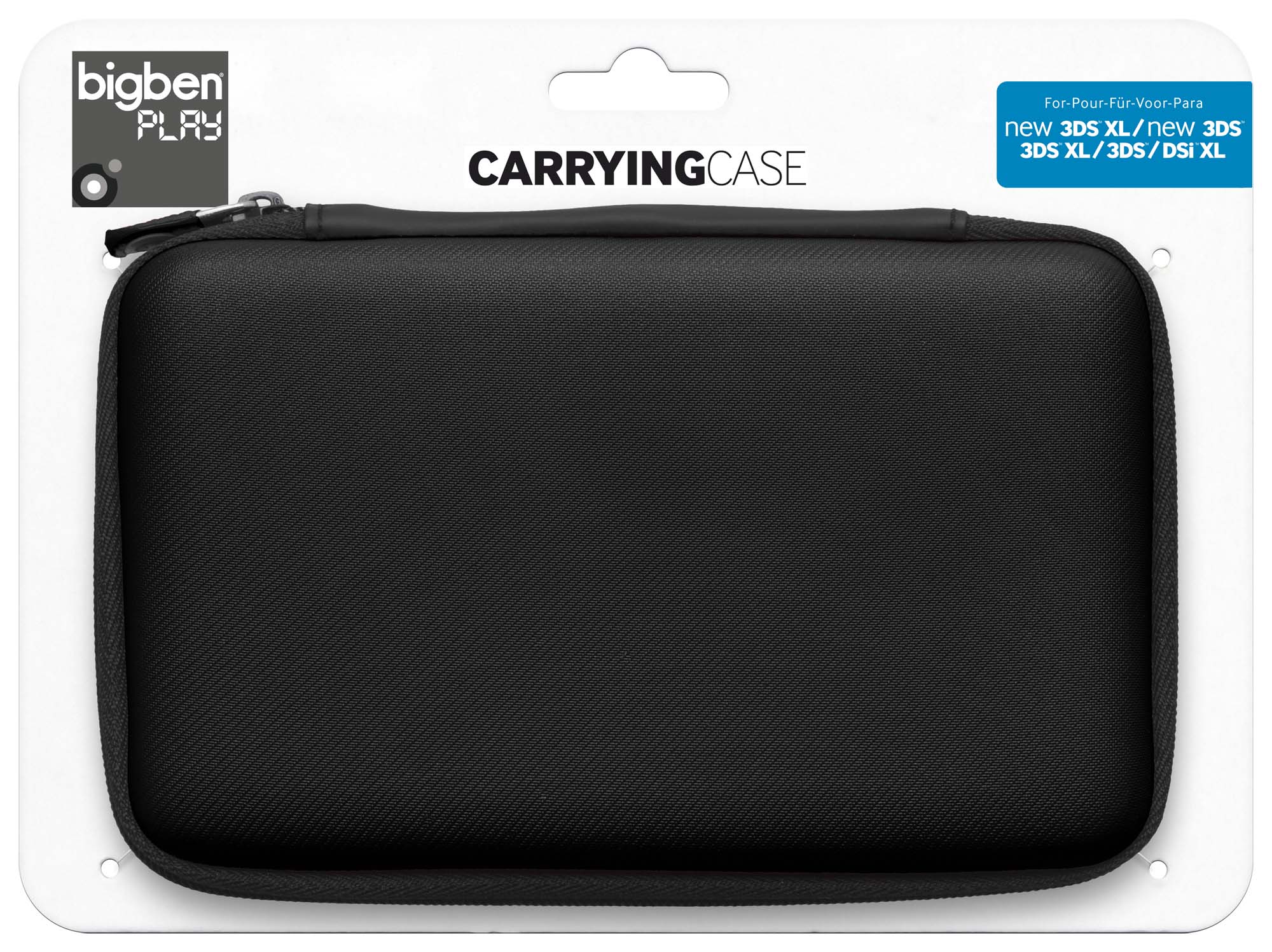 Bigben Interactive 3DSXLPOUCH custodia per console portatile Custodia a tasca Nintendo EVA (Acetato del vinile dell'etilene) Nero, Blu, Grigio, Rosa, Rosso