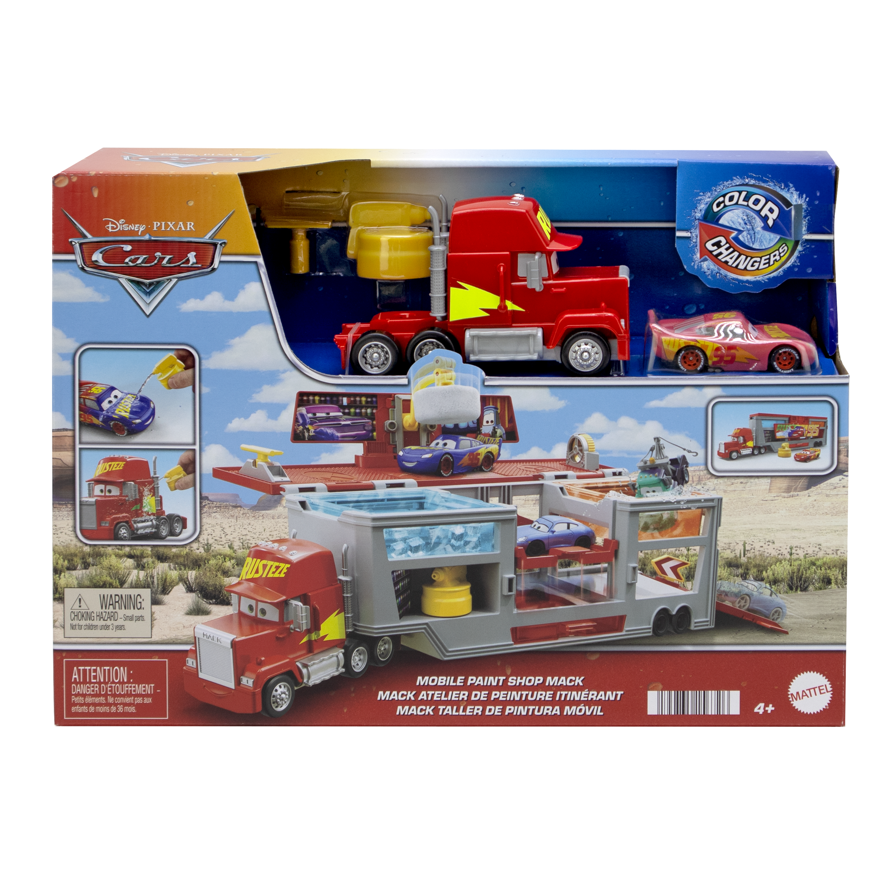 Disney Pixar Cars Mack Cambia Colore