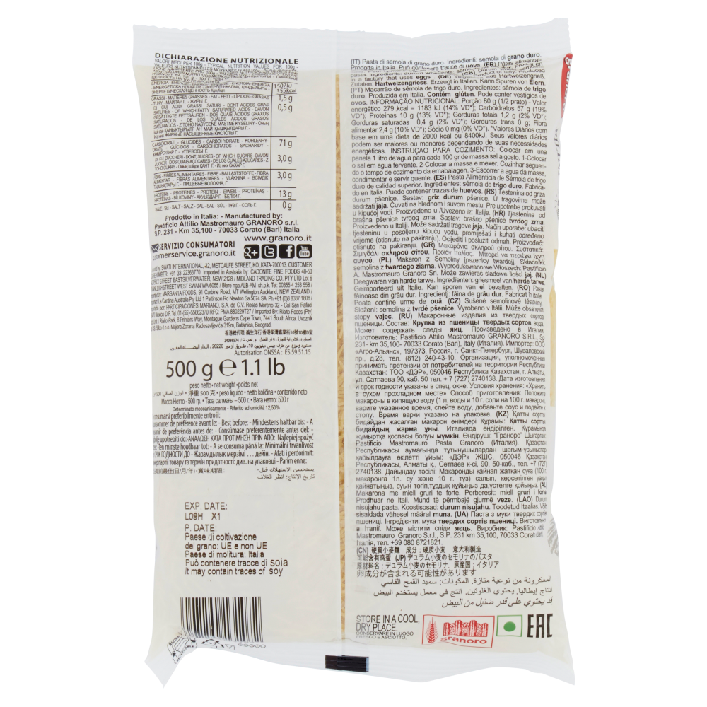 granoro i Classici N. 107 Filini 500 g