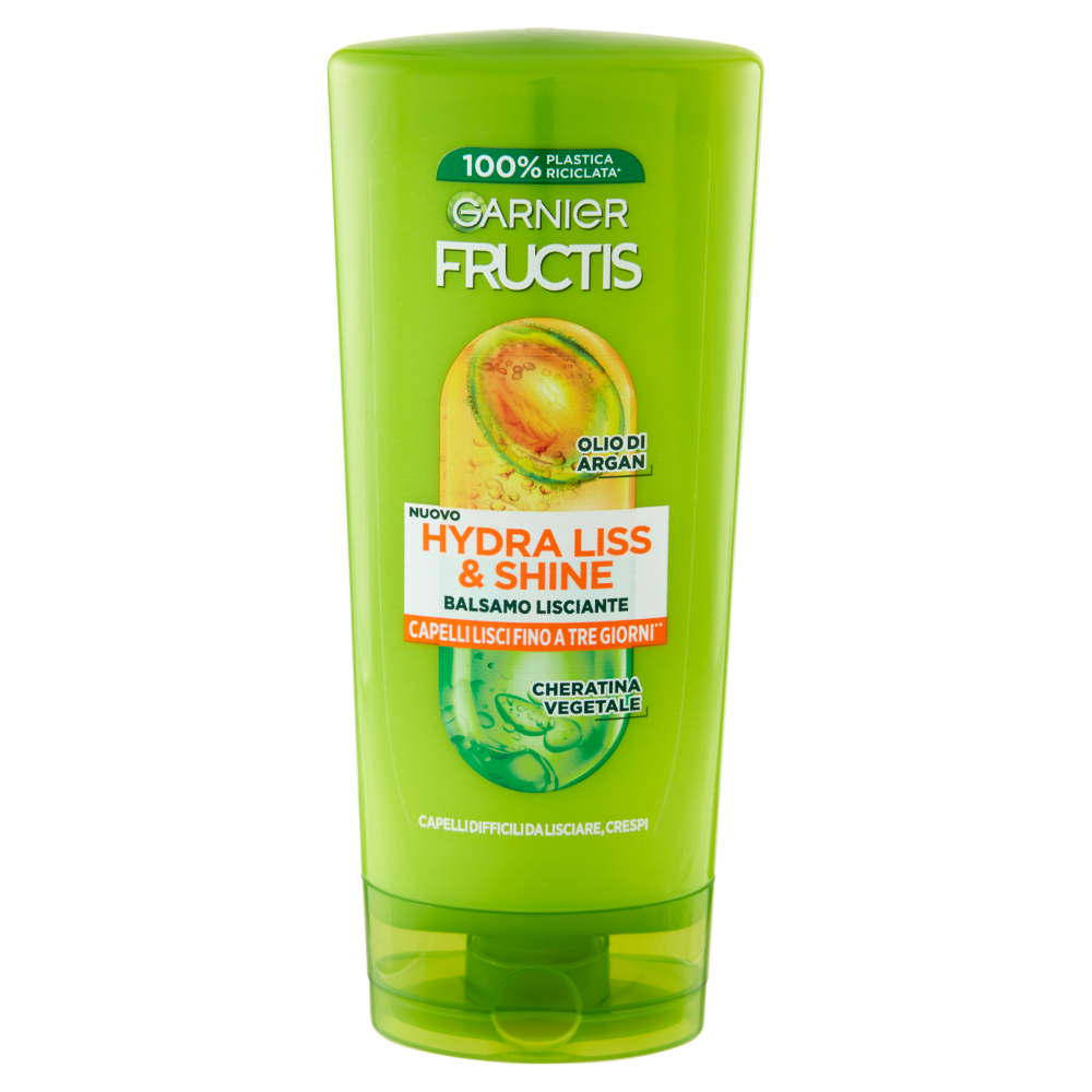 Garnier Fructis Balsamo Hydra Liss & Shine, balsamo lisciante 200 ml