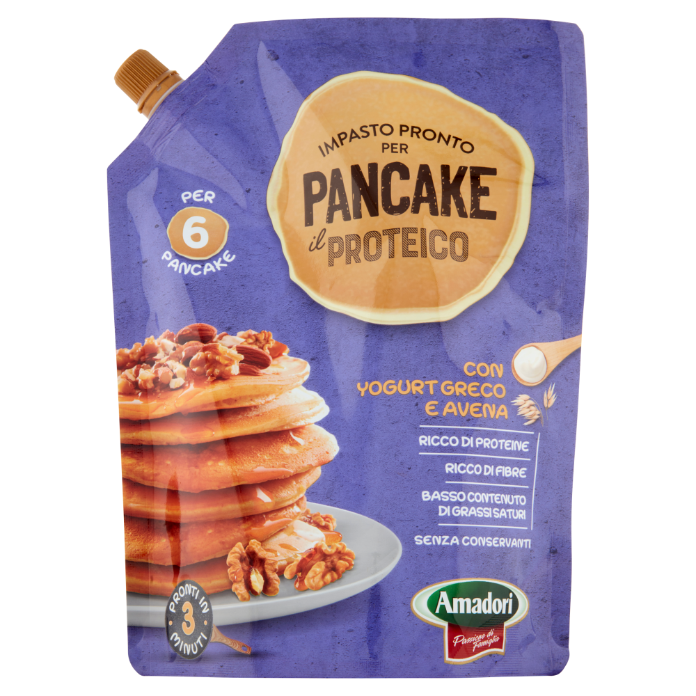 Amadori Impasto Pronto per Pancake il Proteico 300 g