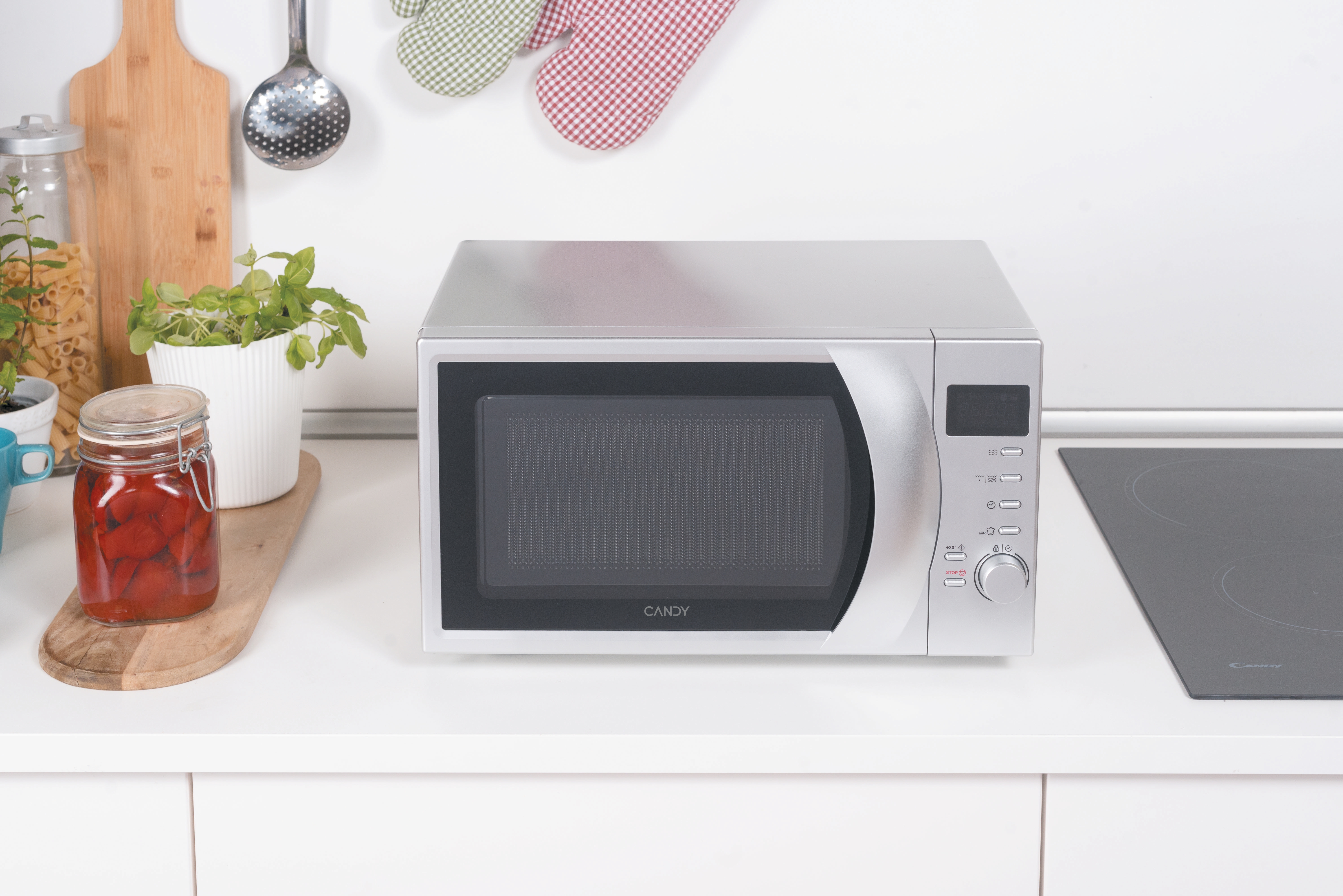 Candy Smart CMG2071DS Argento Microonde con grill Superficie piana 20 L 700 W