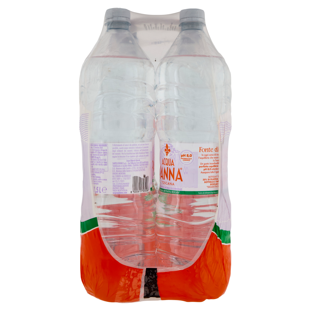 ACQUA PANNA, Acqua Minerale Naturale, Pet - 6 x 1,5L