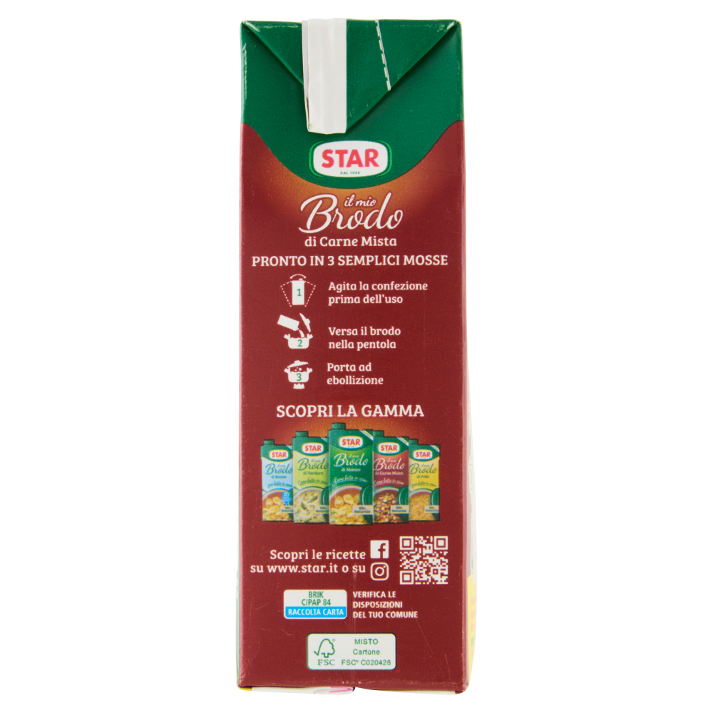 Star il mio Brodo di Carne Mista 500 ml