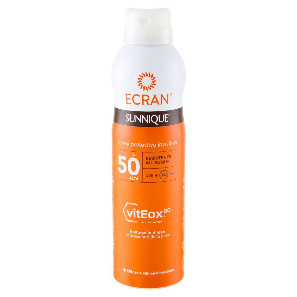 Ecran Sunnique Spray protettivo invisibile SPF 50 Alta 250 ml