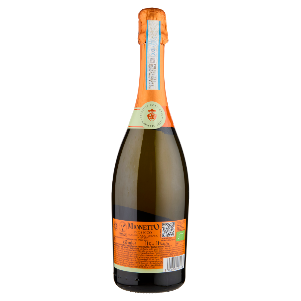 Mionetto Prestige Collection Prosecco DOC Biologico Extra Dry 750 ml