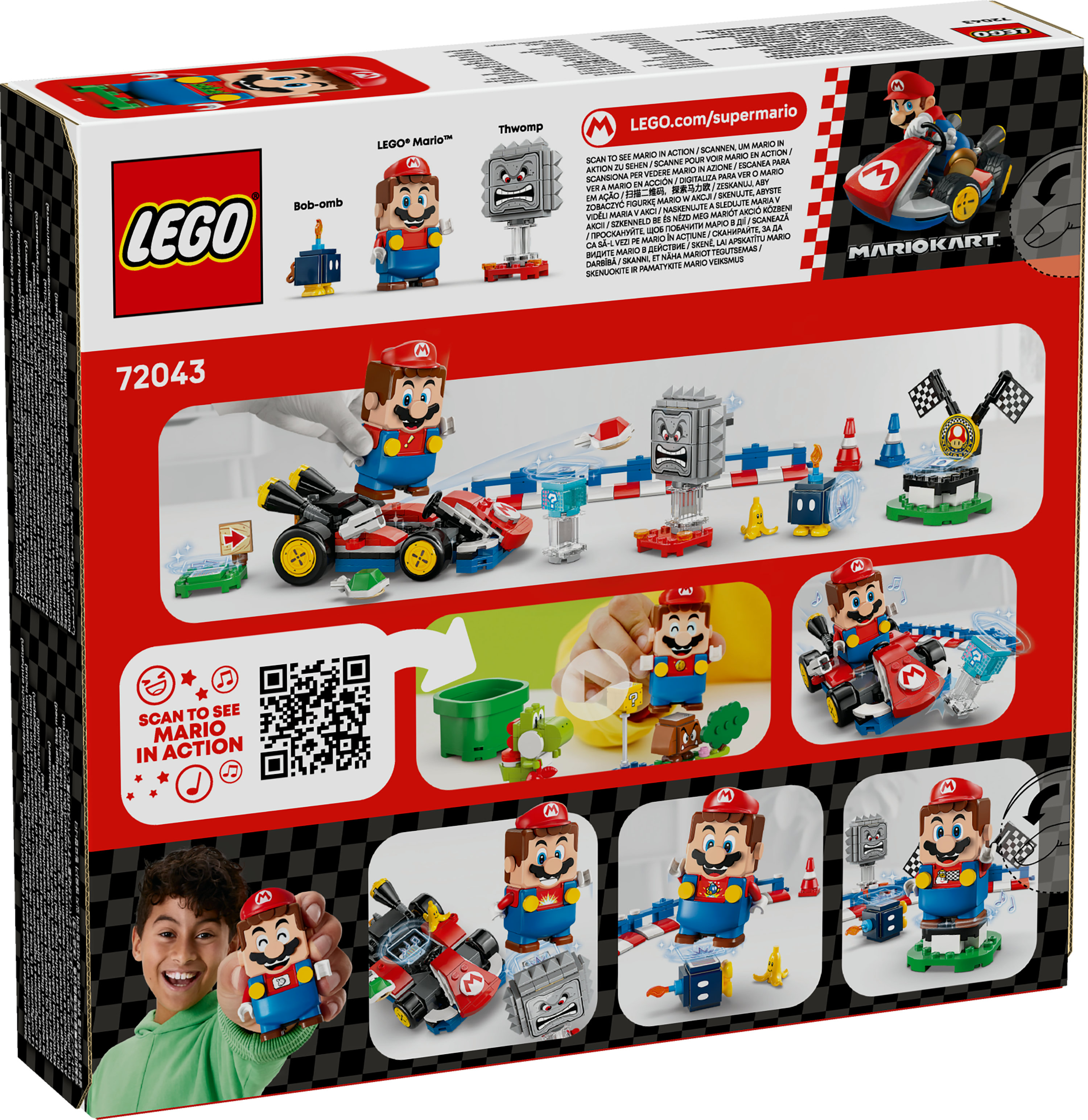LEGO Super Mario Mario Kart&trade; &ndash; &reg; Mario&trade; interattivo e Kart standard