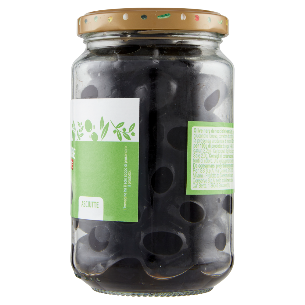 Carrefour Classic Olive Nere Denocciolate Asciutte 160 g