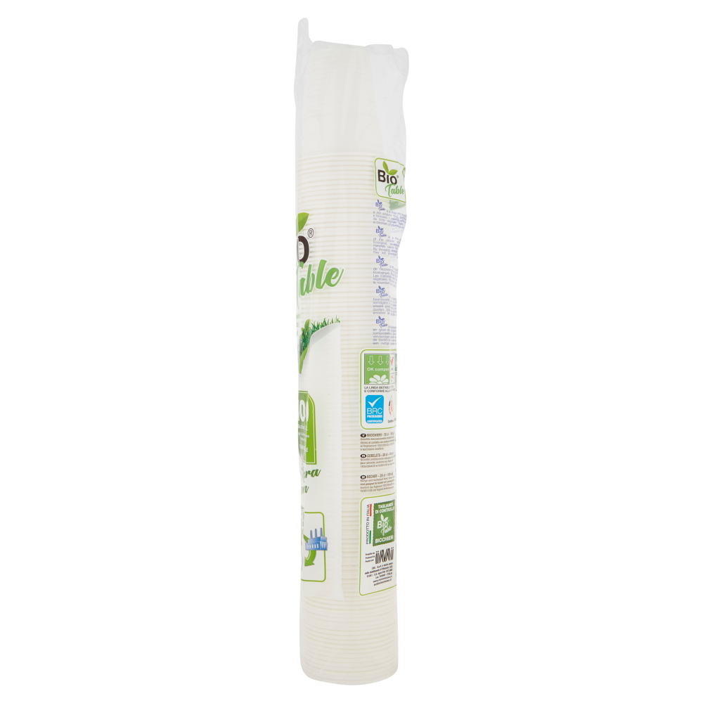 Bio Table Bicchieri 20 cl. Compostable 100 pz