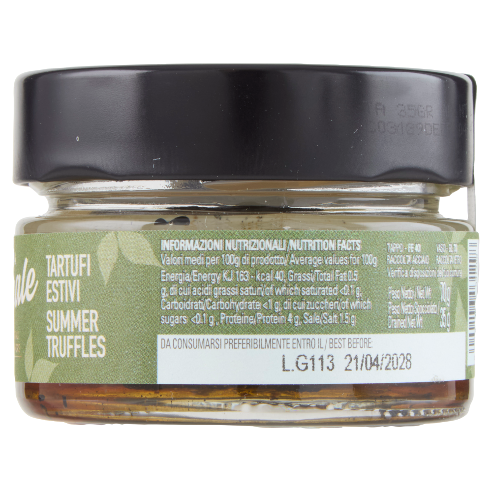 Urbani Tartufi Filosofia Naturale Tartufi Estivi 70 g