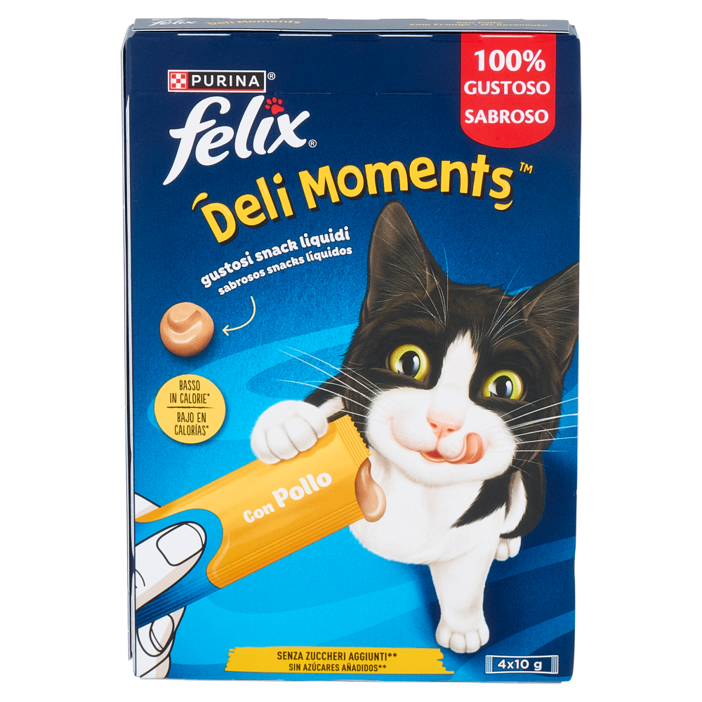 FELIX Deli Moments con Pollo 4 x 10 g