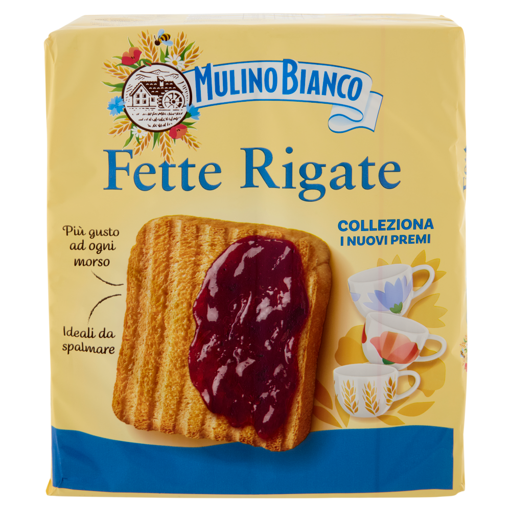 Mulino Bianco Fette Biscottate Rigate 315g