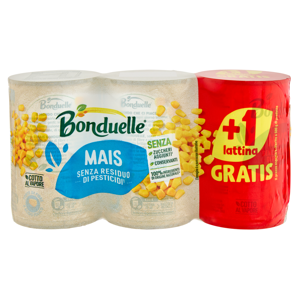 Bonduelle Mais 2 + 1 Gratis x 250 g