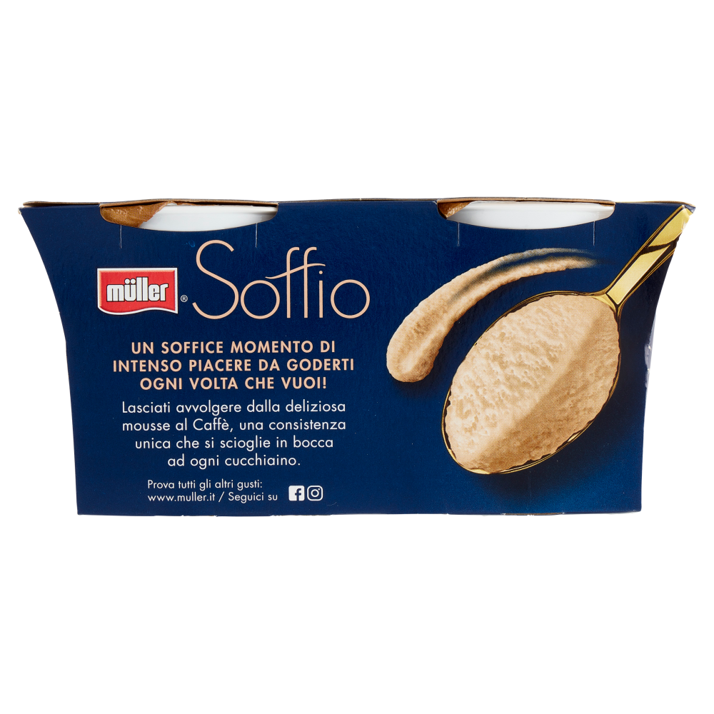 müller Soffio Mousse di Bianco al Caffè 2 x 95 g