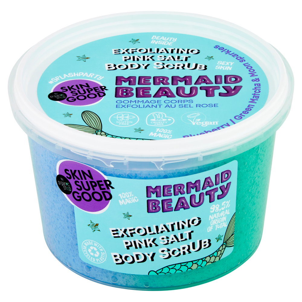 Skin Super Good Exfoliating Pink Salt Body Scrub Mermaid Beauty 250 ml