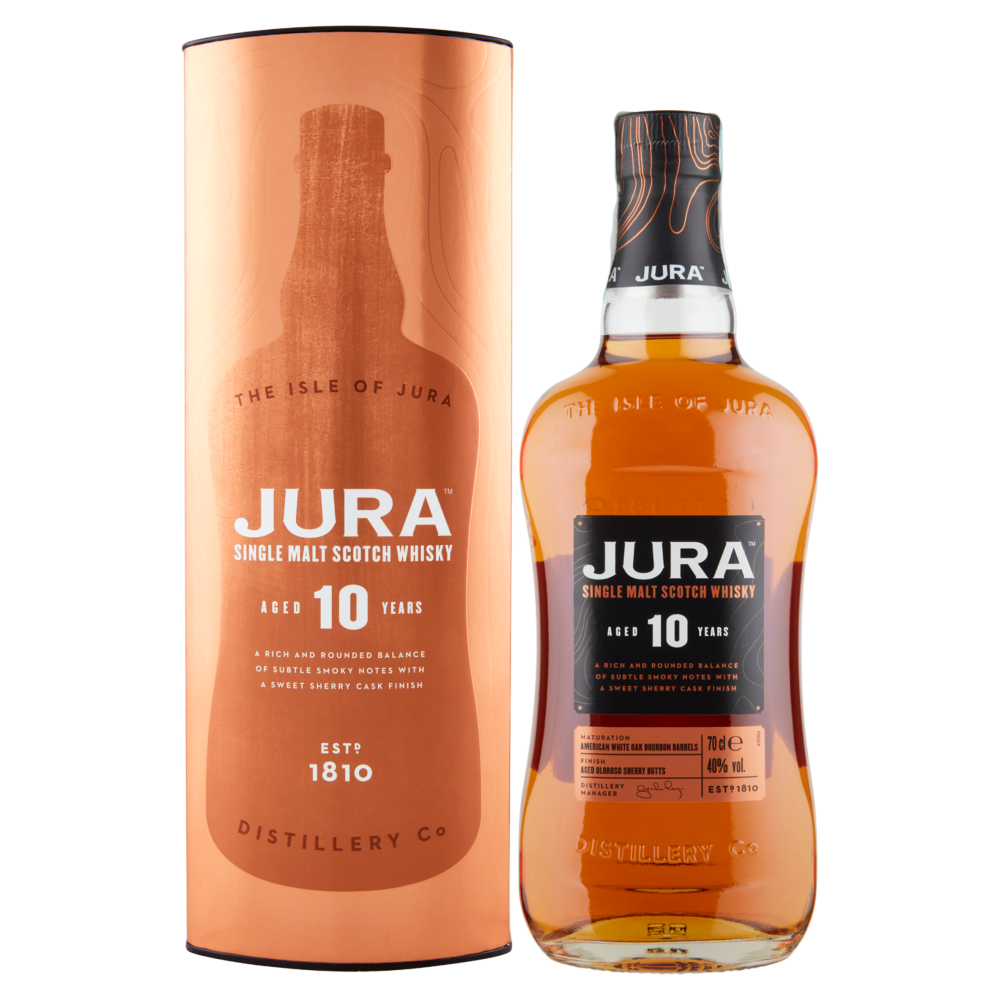 Jura Single Malt Scotch Whisky Aged 10 Years 70 cl