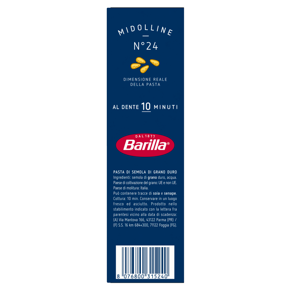 Barilla Pasta Midolline n.24 500 g