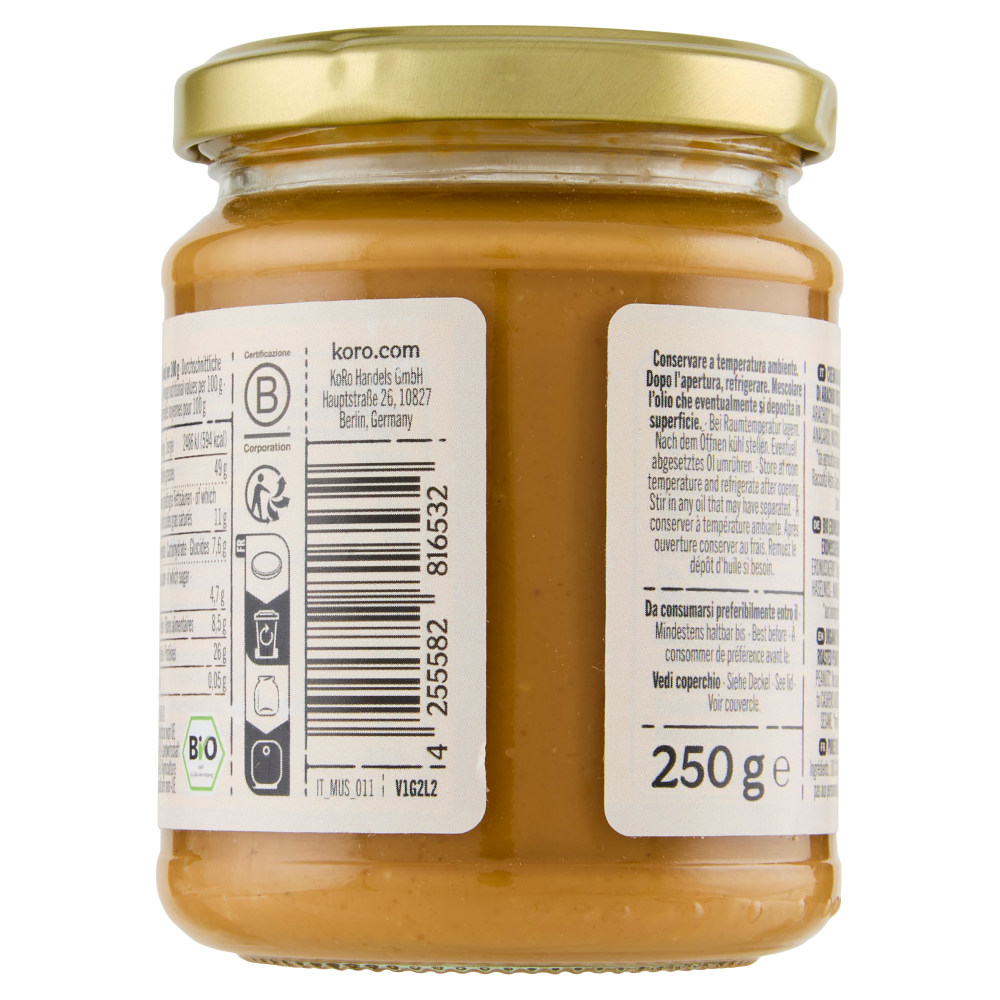 KoRo Crema di Arachidi Bio 250 g
