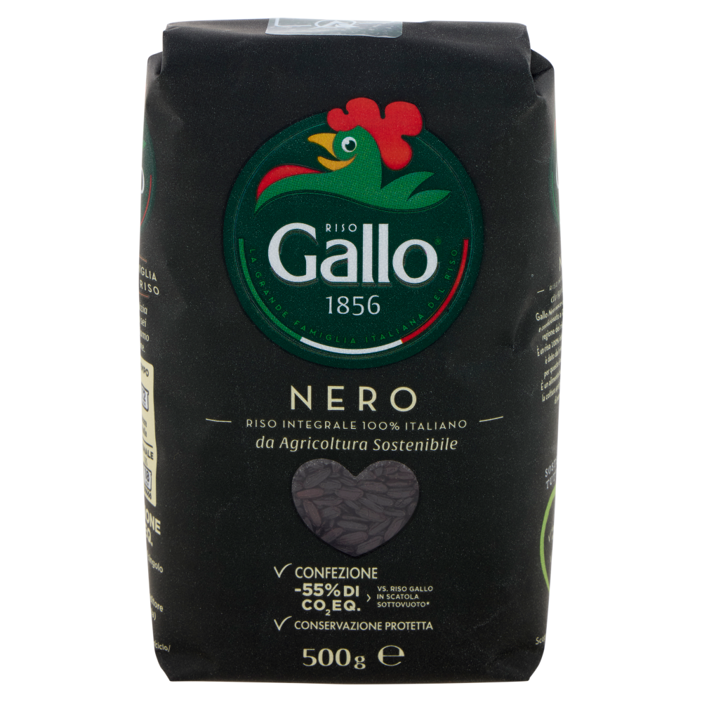 Riso Gallo Nero da Agricoltura Sostenibile 500 g