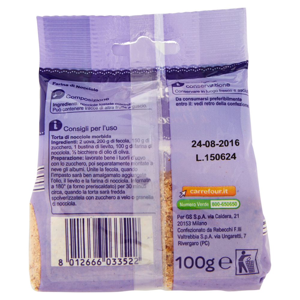 Carrefour Dolci & Decori Farina di Nocciole 100 g