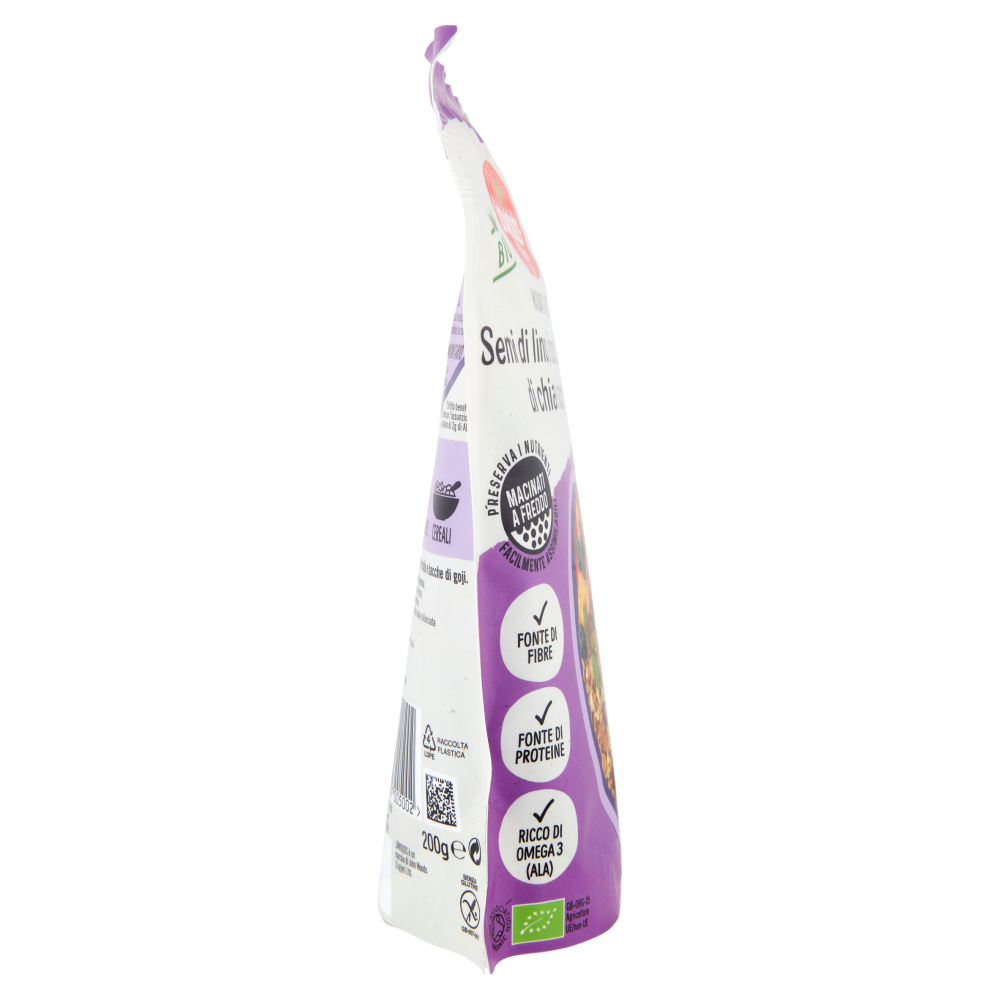 Linwoods Semi di lino, di zucca, di girasole, di chia e bacche di goji Macinati a Freddo Bio 200 g