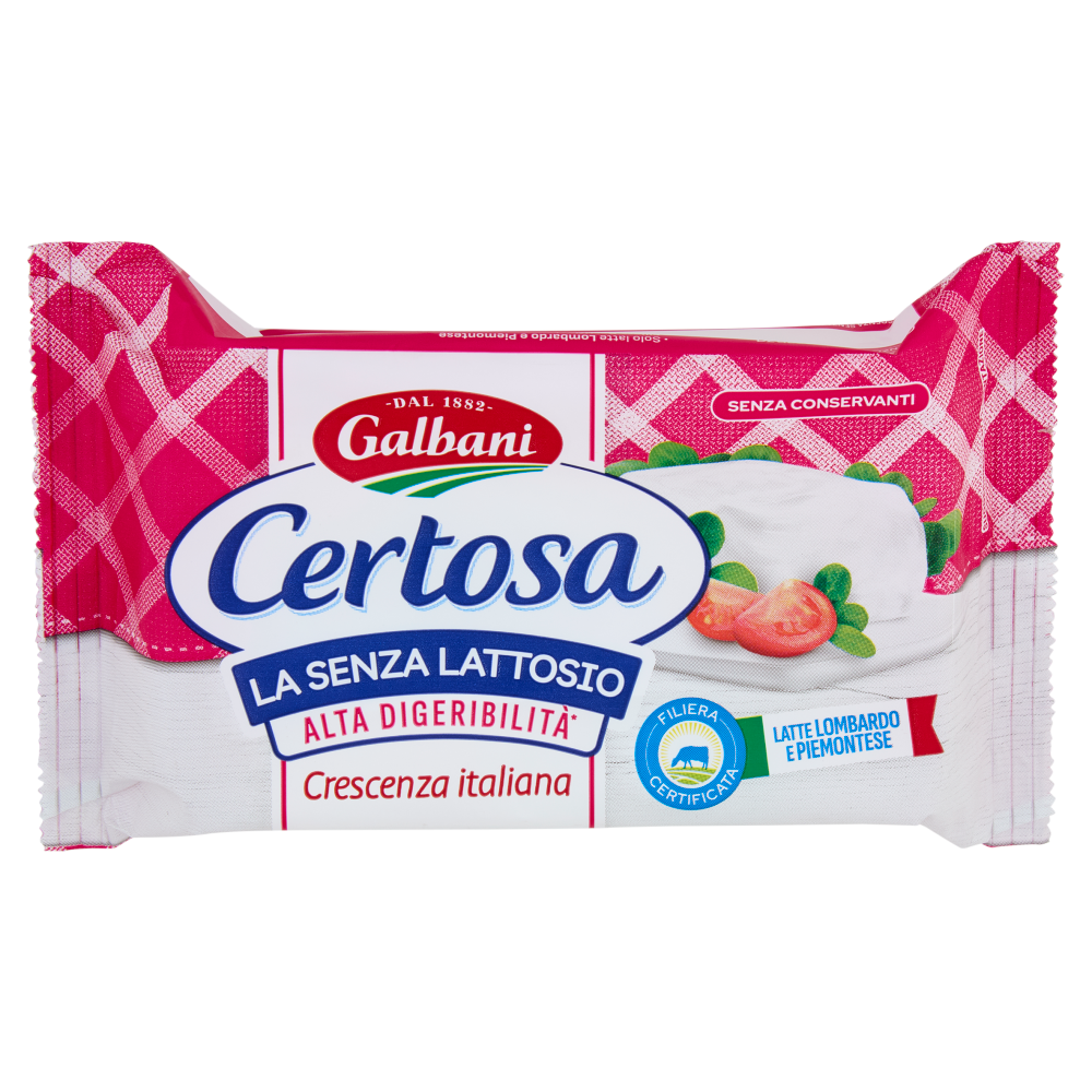 Galbani Certosa Senza Lattosio Crescenza italiana 165 g