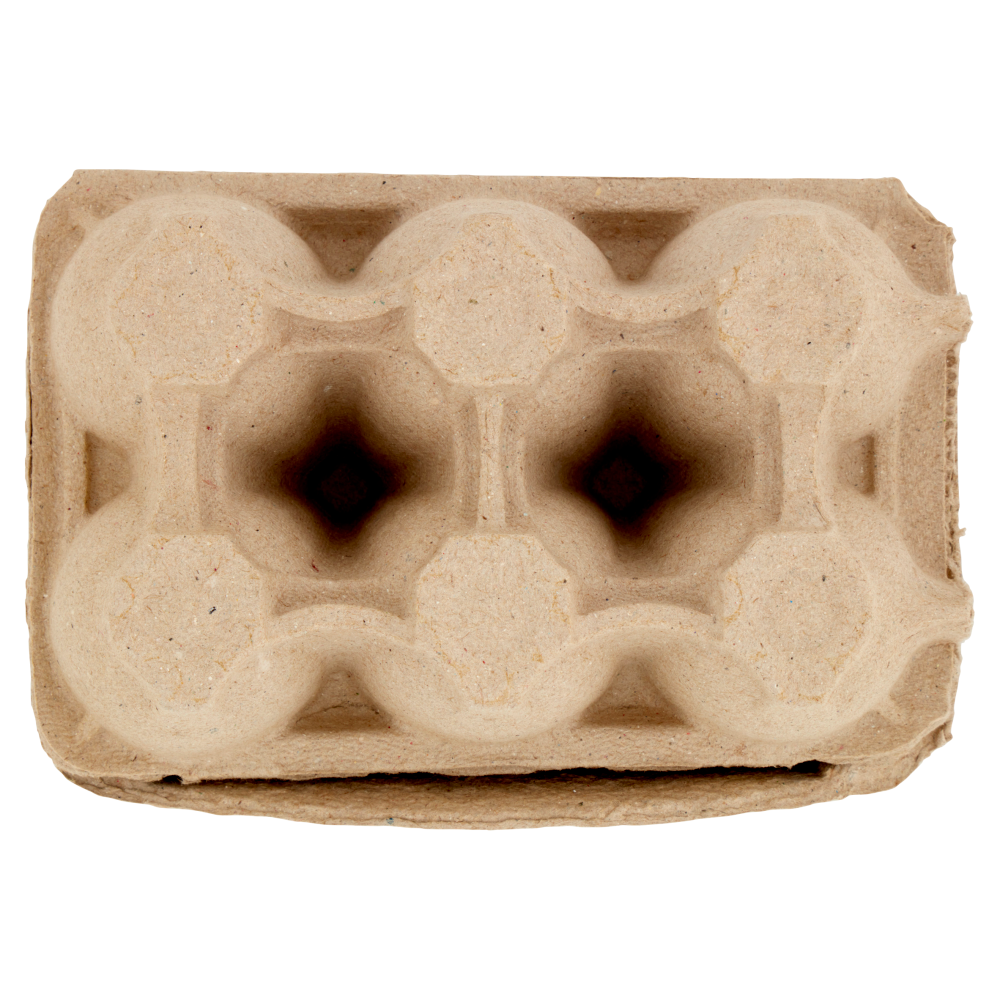 le Naturelle Uova Guscio Bianco 6 Uova Fresche da Allevamento a Terra 300 g