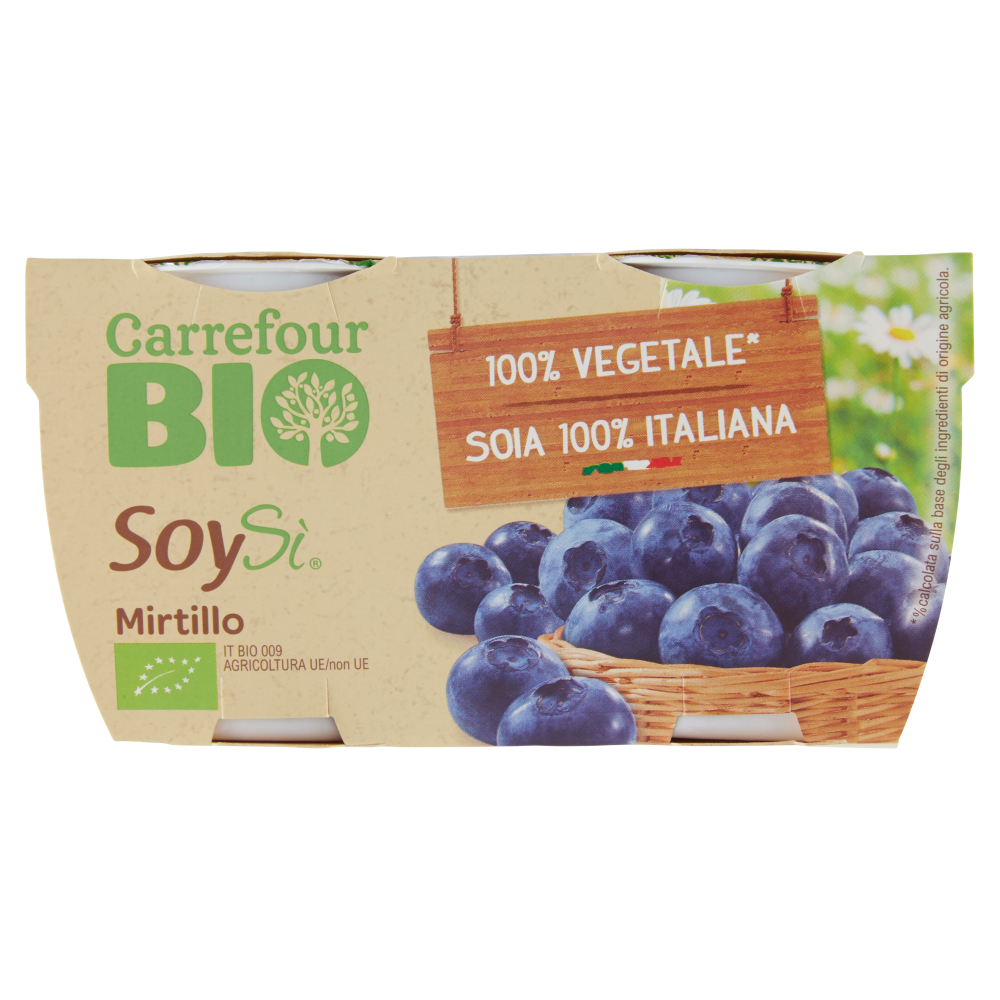 Carrefour Bio SoySì Mirtillo 2 x 125 g