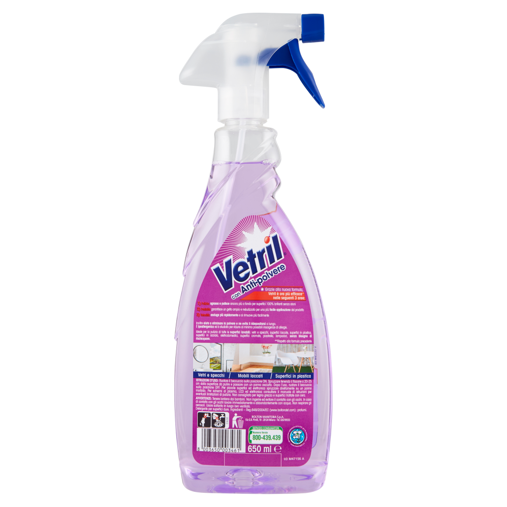 Vetril con Anti-polvere 650 ml