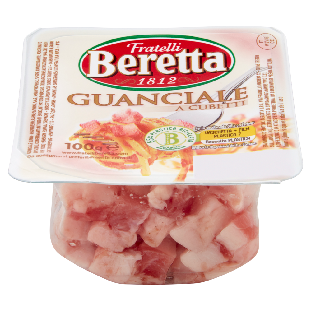 Fratelli Beretta Guanciale a Cubetti 100 g