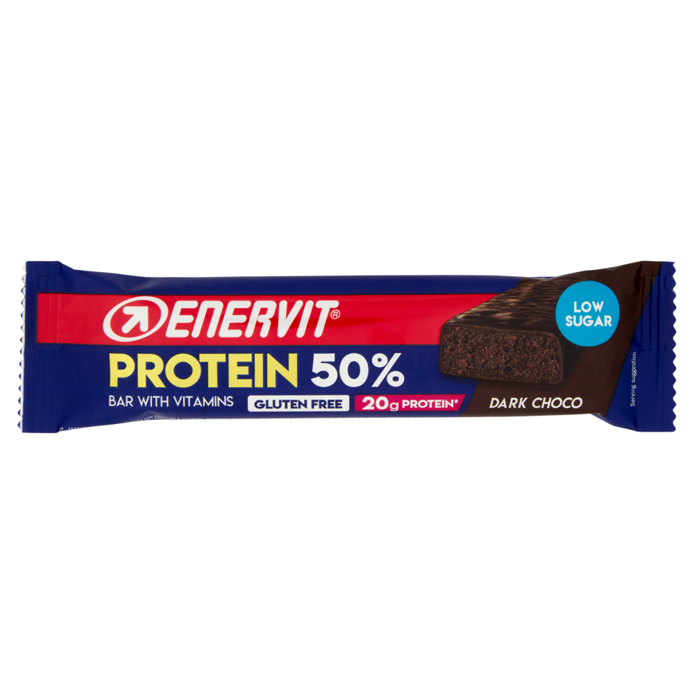 Enervit Protein 50% Bar with Vitamins Dark Choco 40 g
