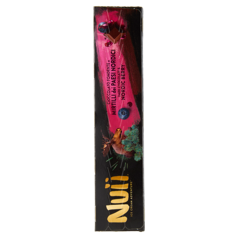NUII Cioccolato Fondente e Mirtilli dei Paesi Nordici 4x66g