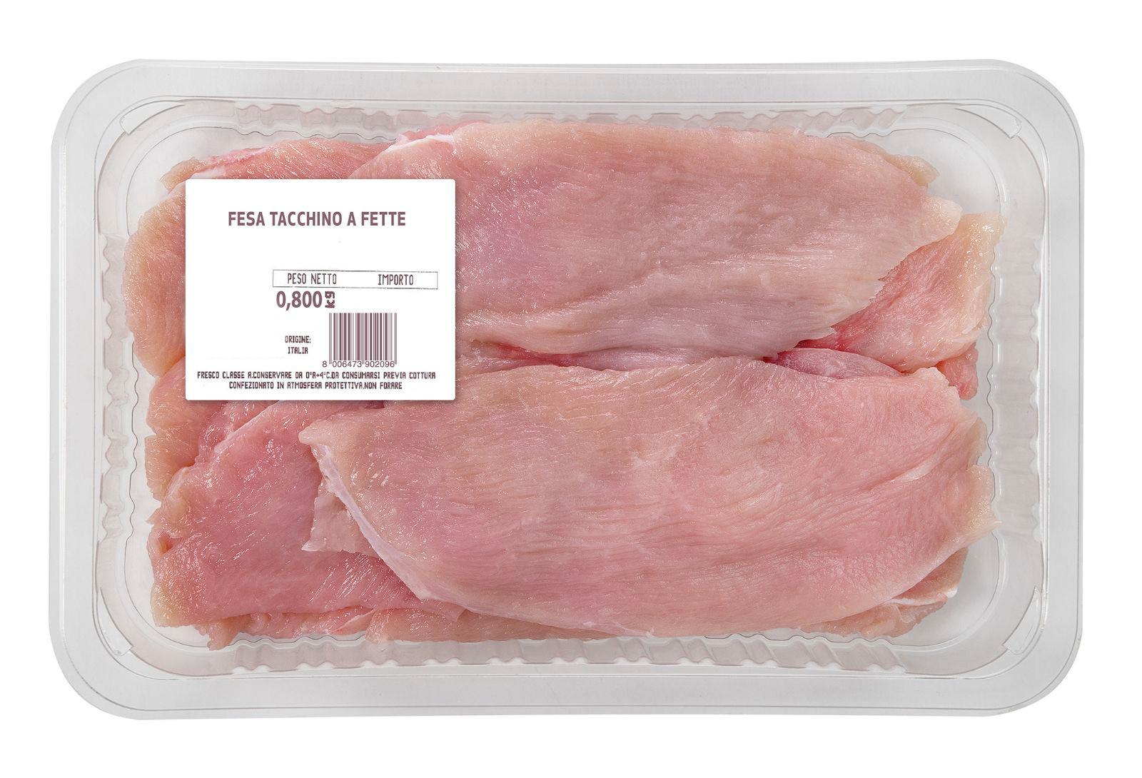 Fesa di tacchino a Fette 800 g