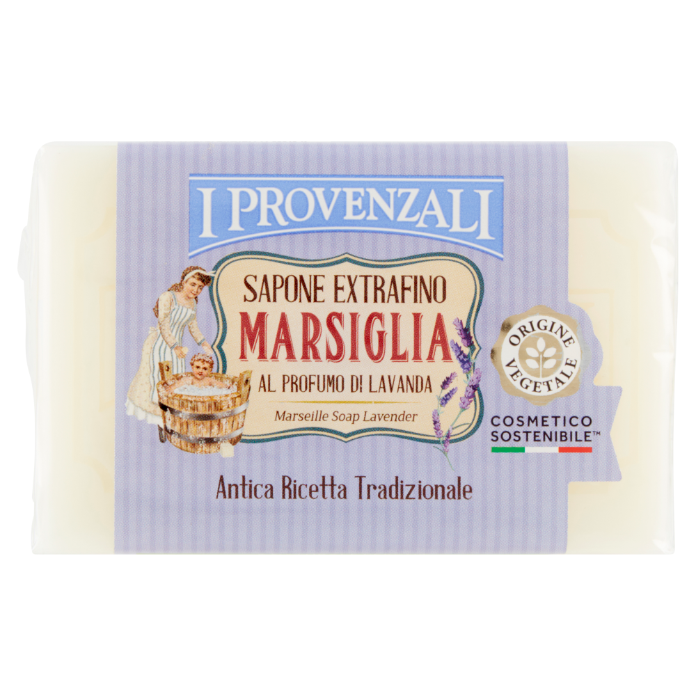 I Provenzali Sapone Extrafino Marsiglia al Profumo di Lavanda 150 g