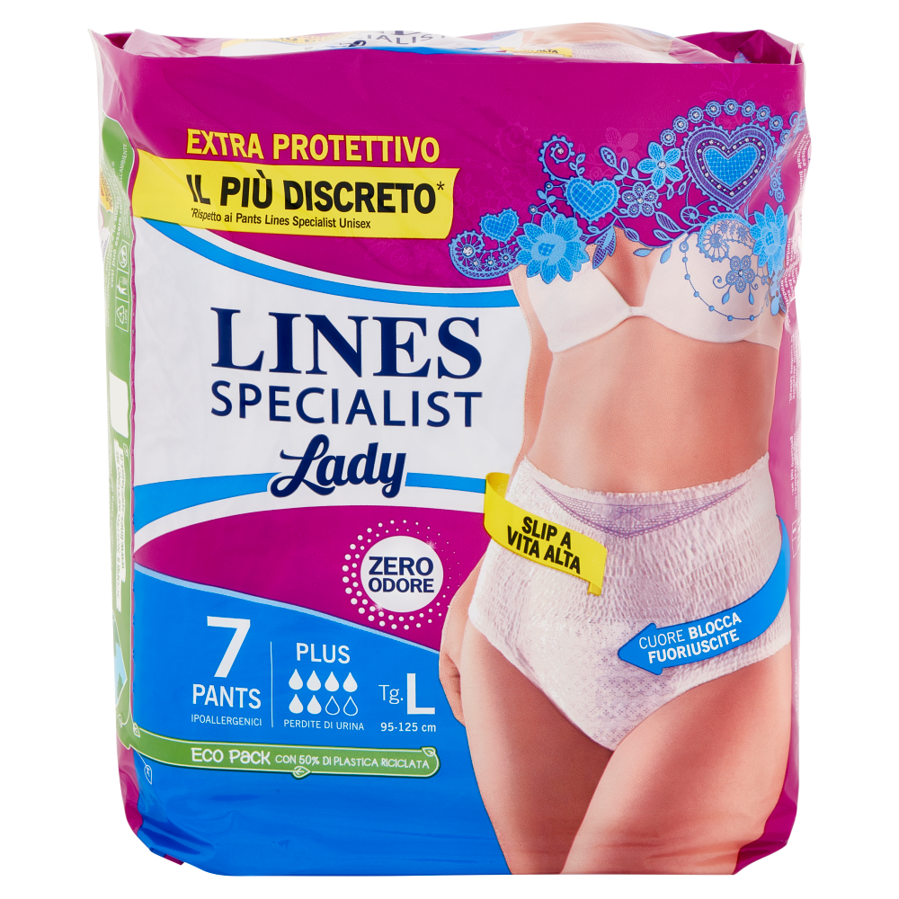 Lines Specialist Lady Pants Plus Tg.L 7 pz