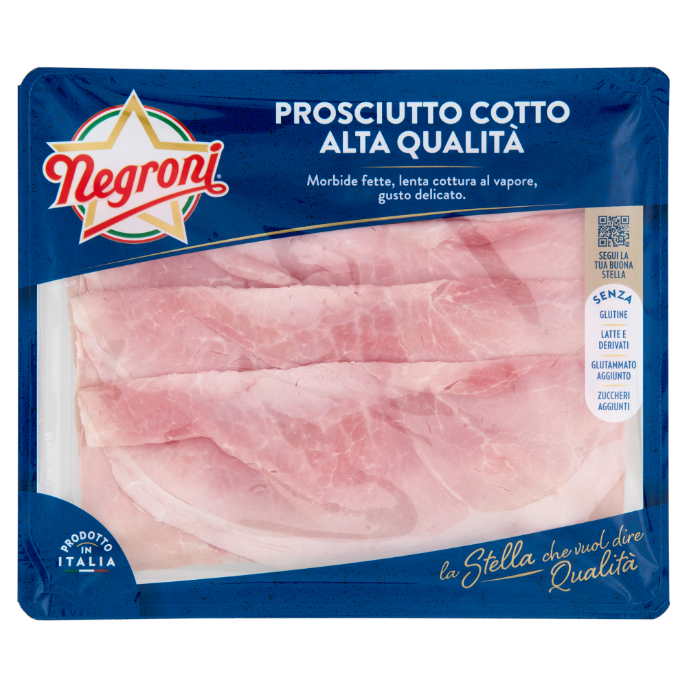 Negroni Prosciutto Cotto Alta Qualit&agrave; 110 g