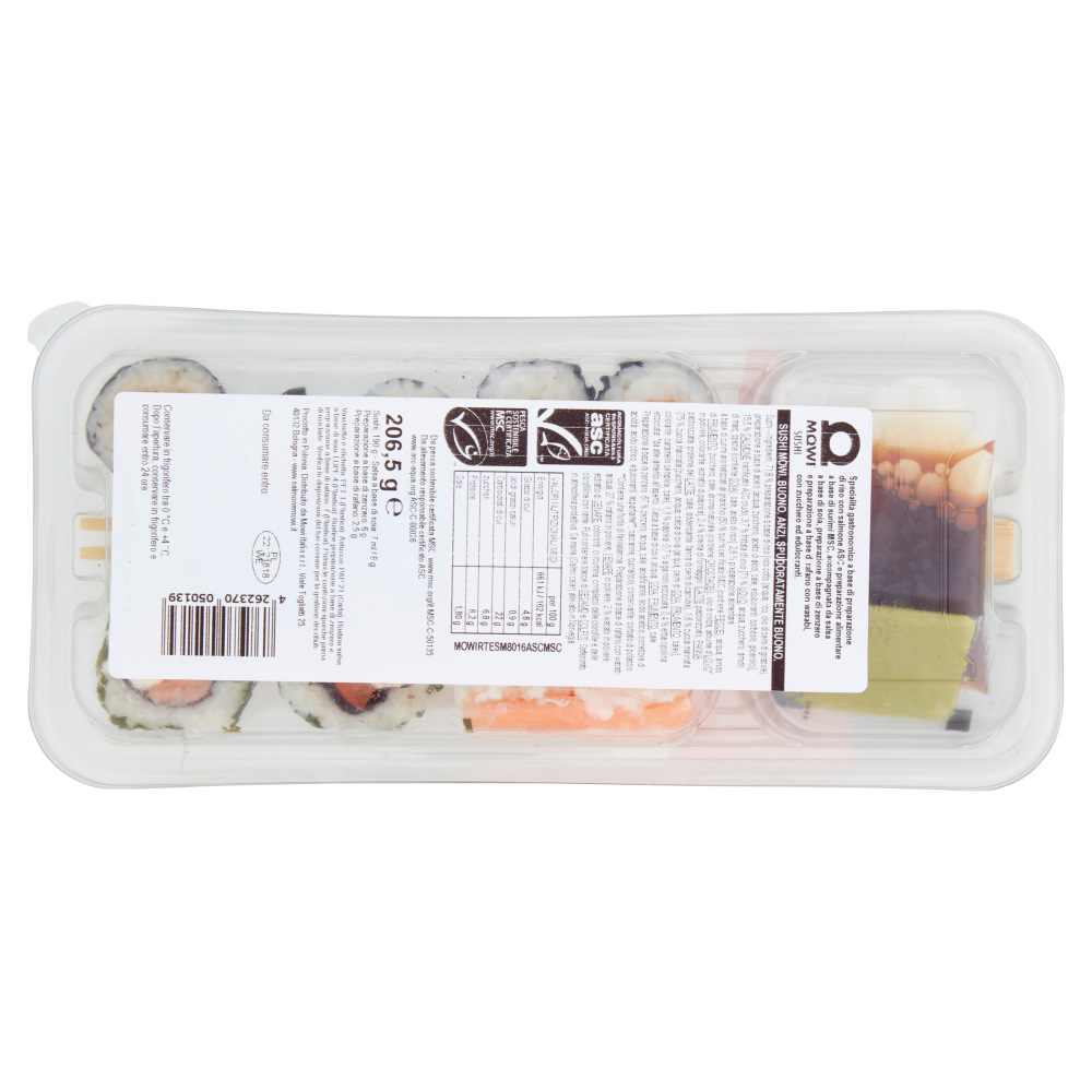 Mowi Sushi 2 x Nigiri, 2 x California, 5 x Hosomaki 206,5 g