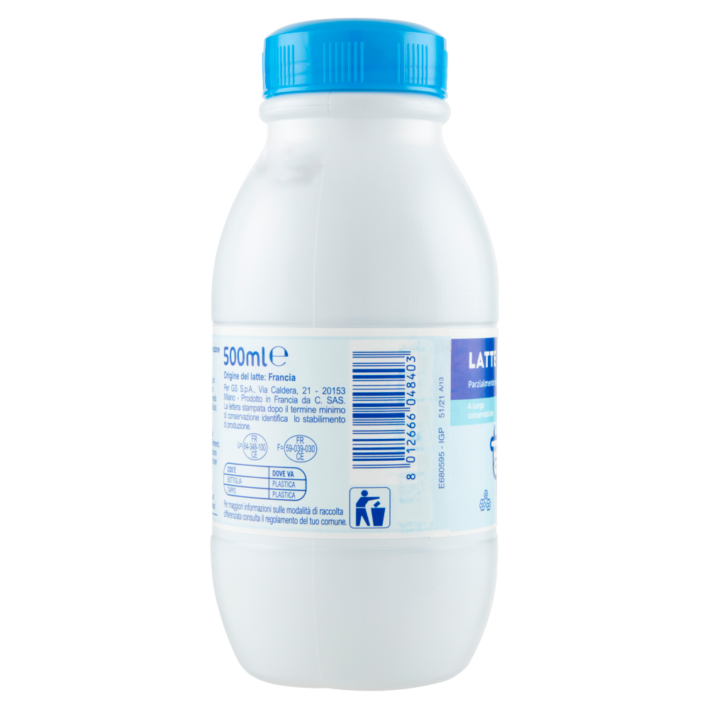 Carrefour Latte UHT Parzialmente scremato 500 ml