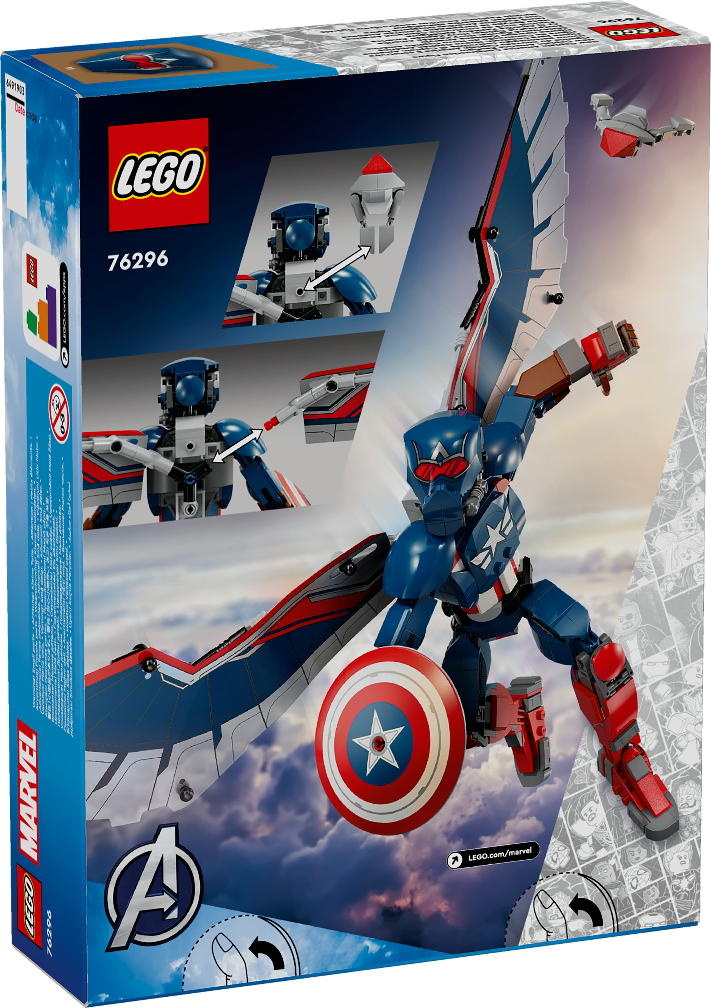 LEGO Nuovo personaggio costruibile di Captain America