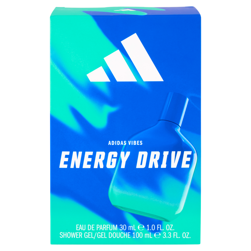 adidas Xmas25 Maschile Eau de Parfum 30 ml + Shower Gel 100 ml Energy Drive