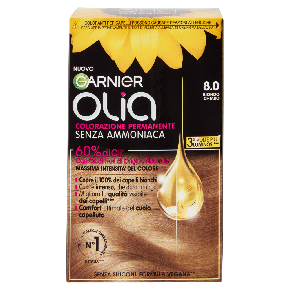 Garnier Olia Tinta Capelli, Senza Ammoniaca, Blonde 80
